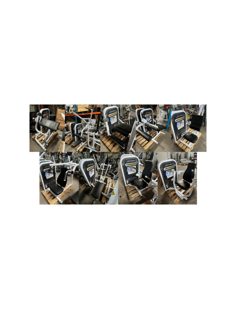 Life Fitness Circuit Series Set Wit of Zilver| Complete Set | Kracht Machines |