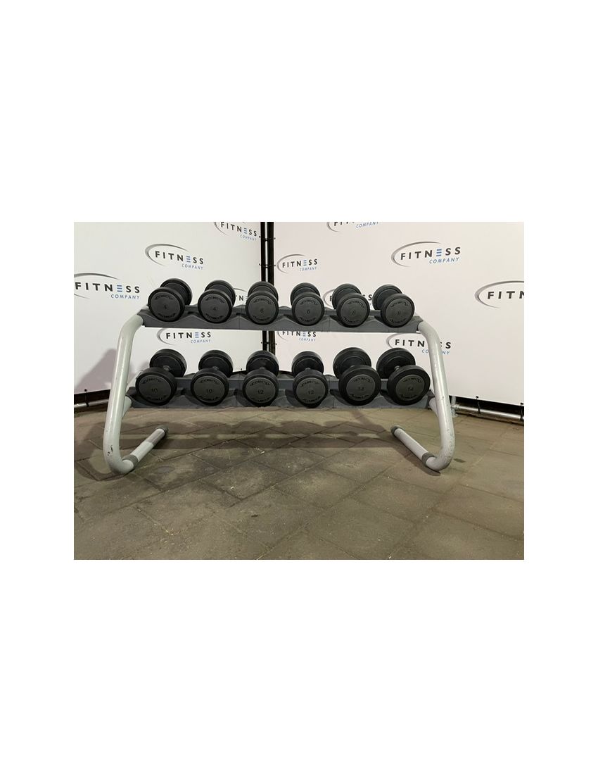 Technogym Dumbbell Set | Rek | Rack | Kracht | 4 t/m 44 kg