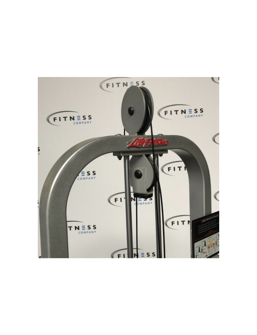 Life fitness cable motion total leg | hip abductors | hip adductors | extension |