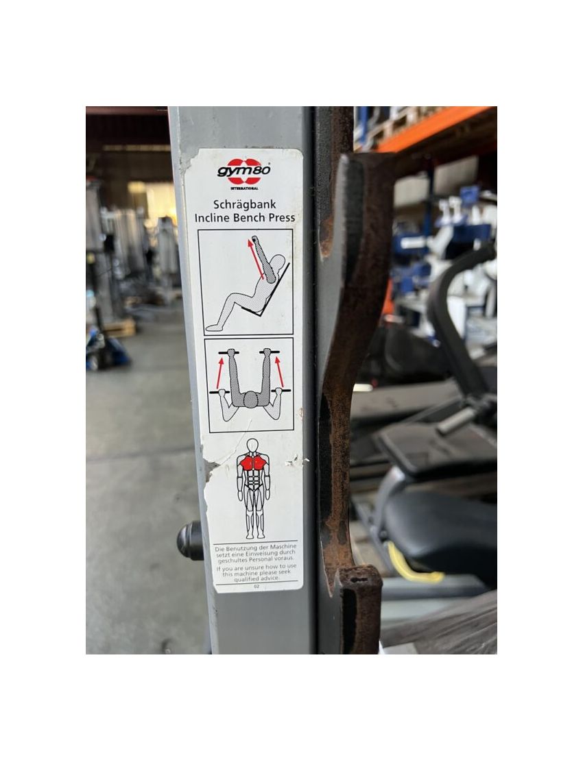 Gym80 Incline Bench Press