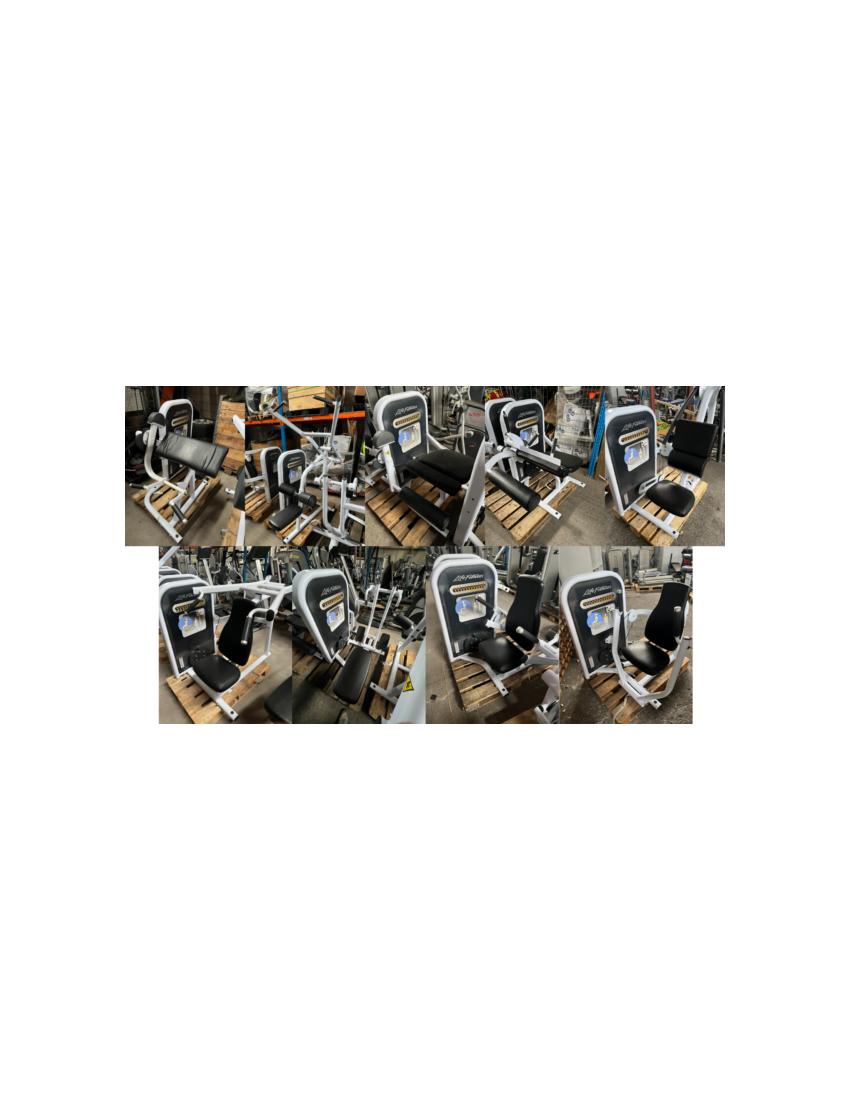 Life Fitness Circuit Series Set Wit of Zilver| Complete Set | Kracht Machines |