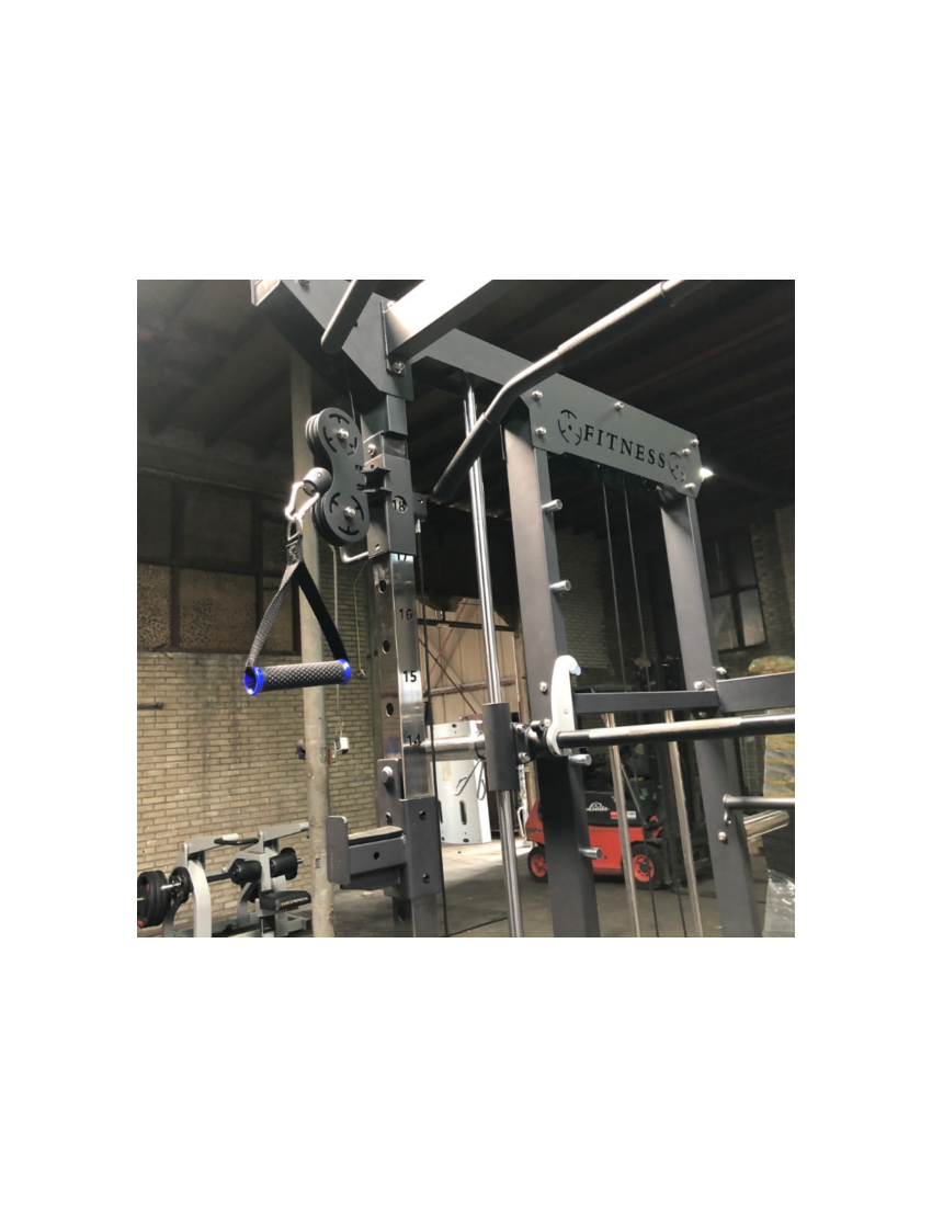 Gymfit multi functionele Smith machine | incl gewichtenblok |