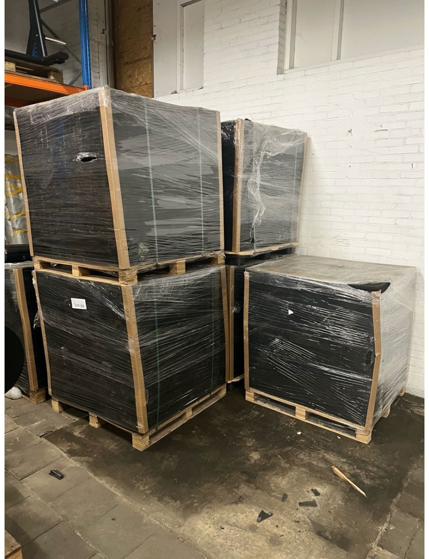 Rubberen tegels 1 x 1 m 1,5 cm Dik | Terras tegels | Fitness matten |