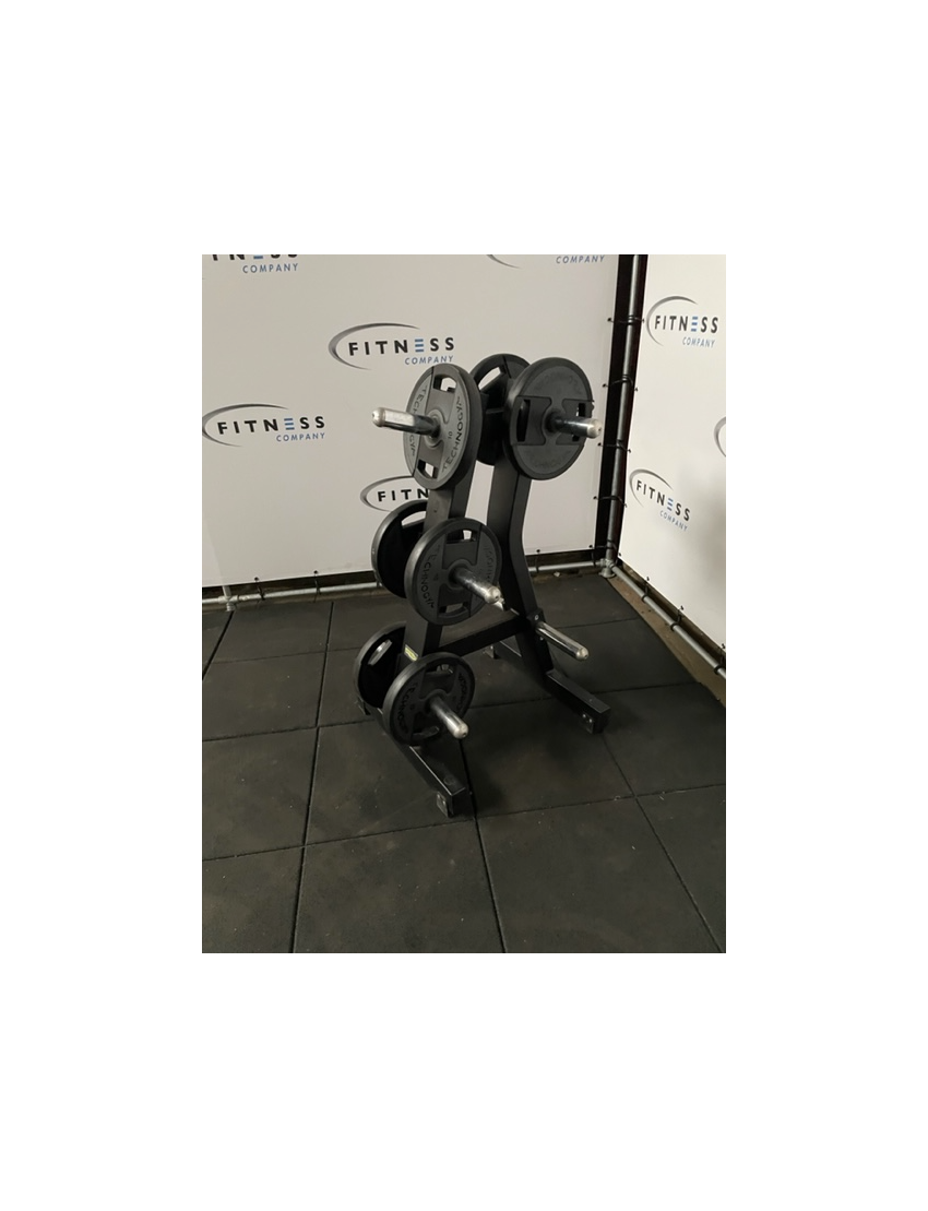 Technogym Pure Strength Plate Tower | Schijven Rek | Zwart |