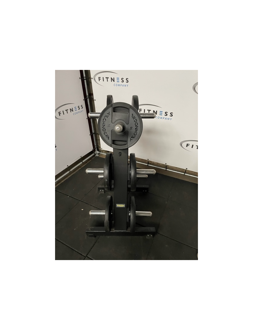 Technogym Pure Strength Plate Tower | Schijven Rek | Zwart |