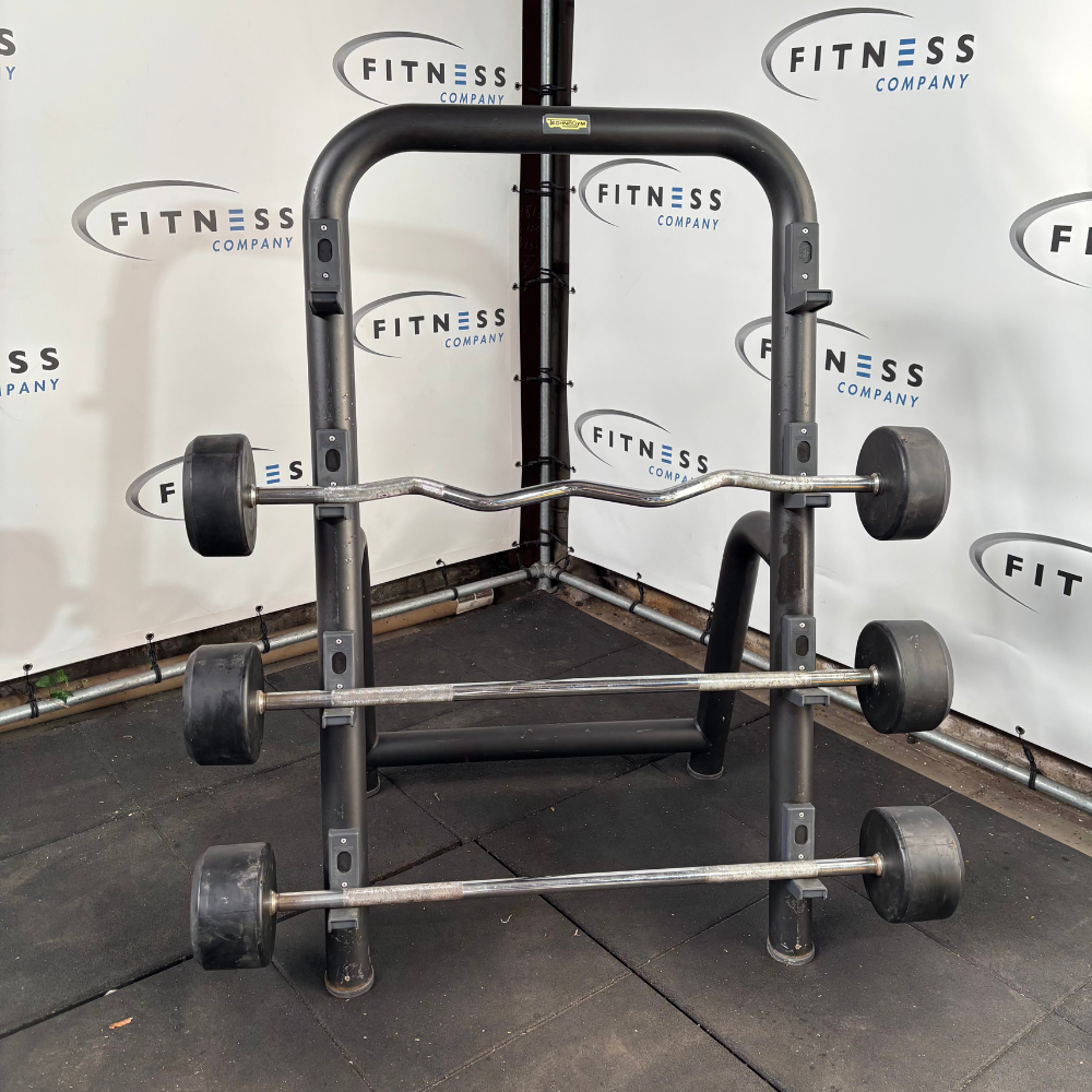 Technogym - Barbell Rack - Incl. Barbells - Zwart