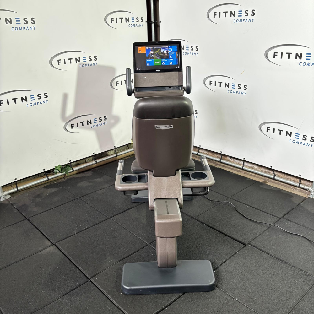 Technogym - Recline Artis Unity 3.0 - Recumbent Bike - Carbon Grey - Afbeelding 2