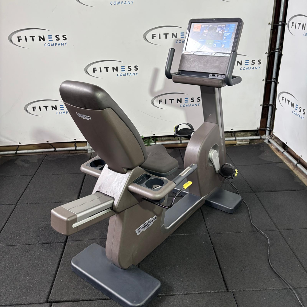 Technogym - Recline Artis Unity 3.0 - Recumbent Bike - Carbon Grey - Afbeelding 3