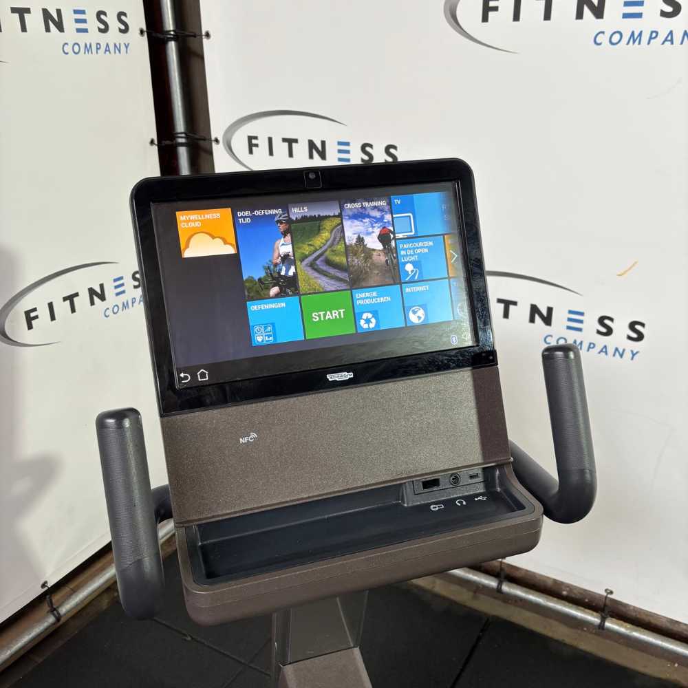 Technogym - Recline Artis Unity 3.0 - Recumbent Bike - Carbon Grey - Afbeelding 4